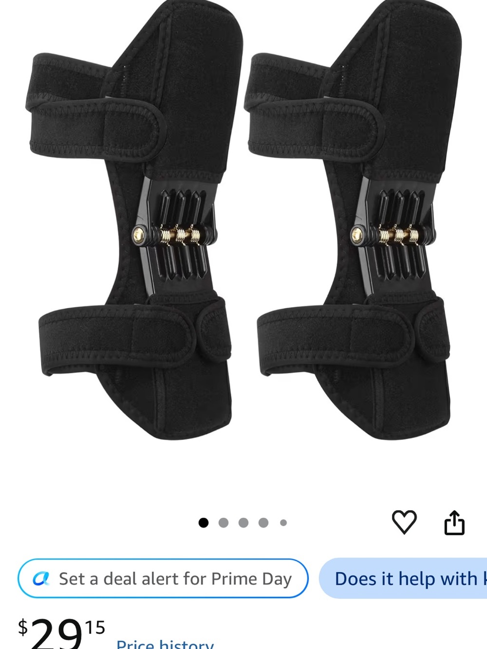 Springform knee pads